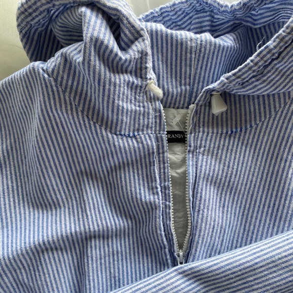 Pinstripe Brandy Melville Windbreaker - Picture 3 of 4
